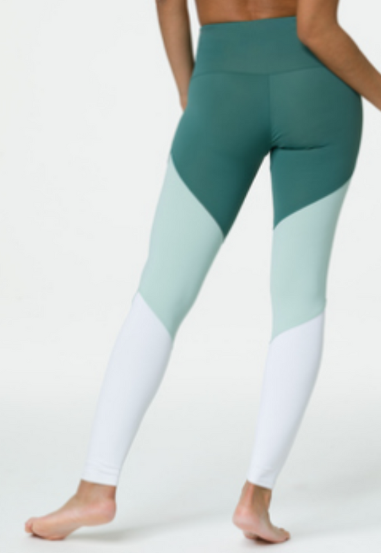 Image Title Onzie High Rise Track Legging - Pale Cacti Combo
